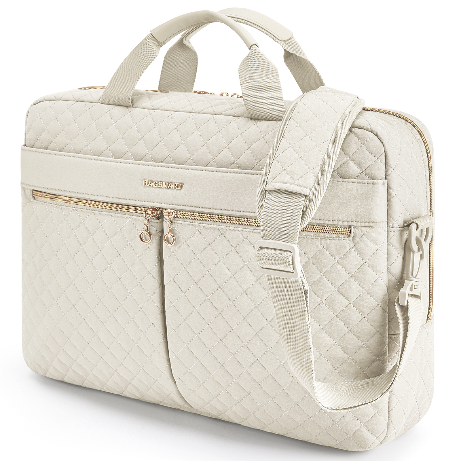 BAGSMART 15,6/17,3 ''bolsas para ordenador portátil para mujer maletín bolso de hombro de oficina viaje de negocios bolsa de ordenador bolsa para portátil