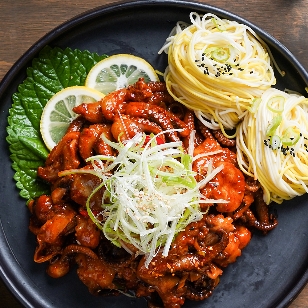 [홍익상회] 쭈꾸미볶음 최상급 500g [프리미엄] 쭈꾸미 매콤한 양념