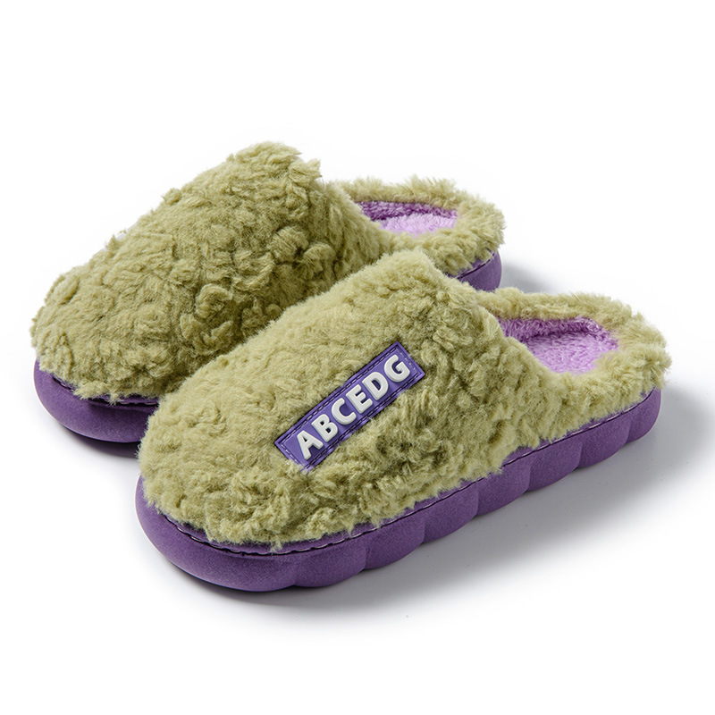 Зимние Домашние Уличные Утолщенные Тапочки Для Мальчиков И Девочек