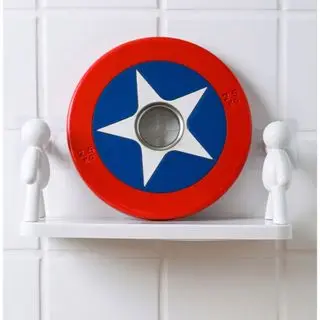 Porta Shampoo Boneco Prateleira Tempero Bob Retangular Plástica Suporte De Sabonete Autoadesivo Para Parede Cozinha Banheiro
