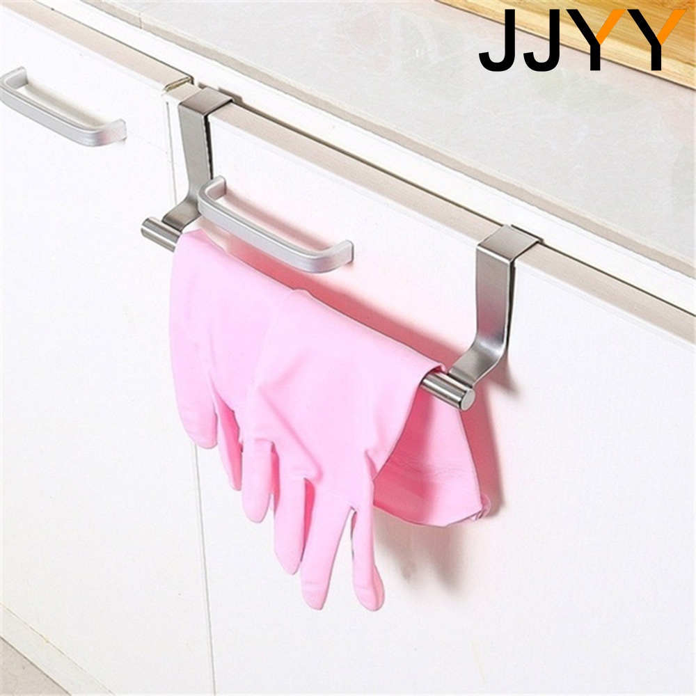 JJYY Handtuchhalter aus Edelstahl, Küchenschrank, Schranktür, Hängeregal, Badezimmertür, Küchenaufbewahrung