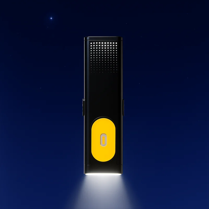 Latarka LED Brelok USB C Akumulator 600Lm Mini Latarka Przenośna Lampka Robocza z Magnesem Wodoodporna Latarnia Kieszonkowa