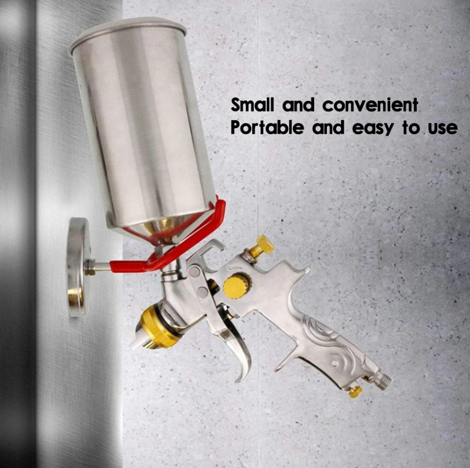 1Pcs Painting Spray Gun Holder Stand Hand Tools Accessories Wall Bench Mount Hook Rack Wall-mounted Spray Gun Fixed Bracket