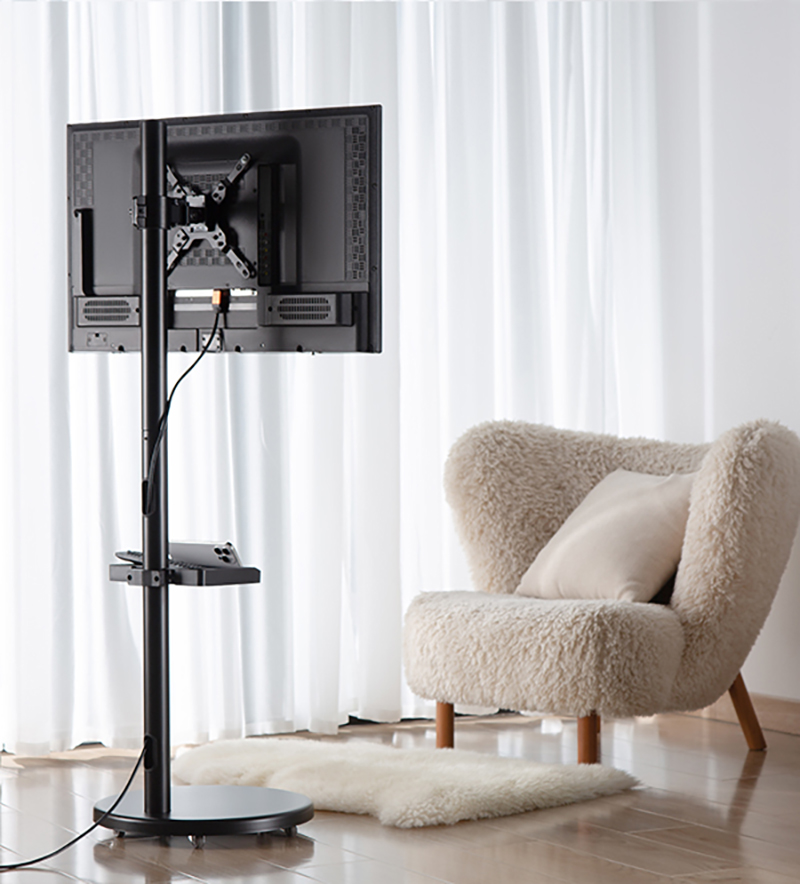 LDL-MOUNT 43인치 삼텐바이미 이동식 티비 거치대 APL-SCV 삼탠바이미 / LG 삼성 호환가능