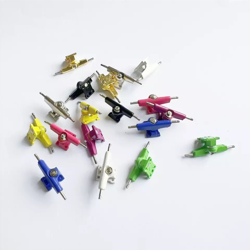 Camions de touche en alliage 32mm, Double axe pour planche à roulettes, Mini jouets de Skateboard