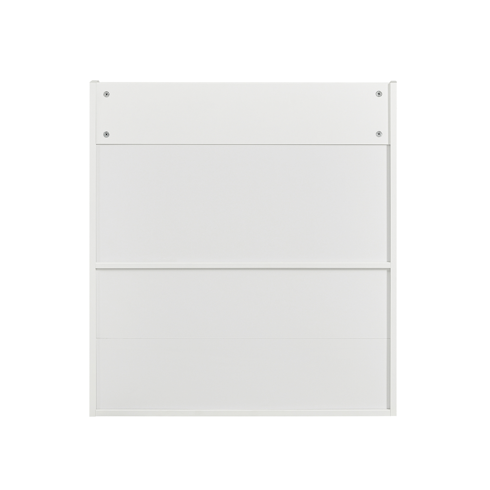 SoBuy KMB01-W étagère pour enfants avec 3 compartiments de rangement et 2 compartiments ouverts étagère de rangement pour journal blanc