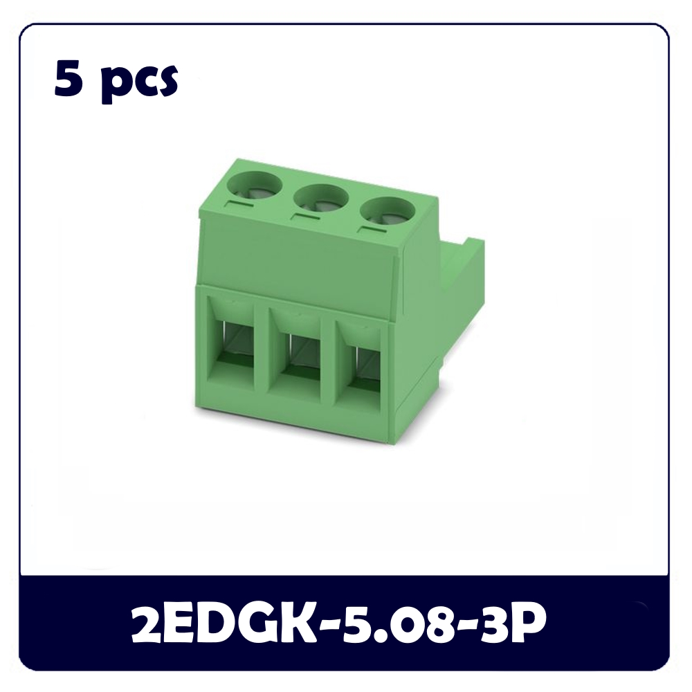 5PCS 3pin 2EDGR 2EDGV 2EDGK 2EDGRC 2EDGVC 5,08 3P Steckbare PCB Header Terminal Block Stecker