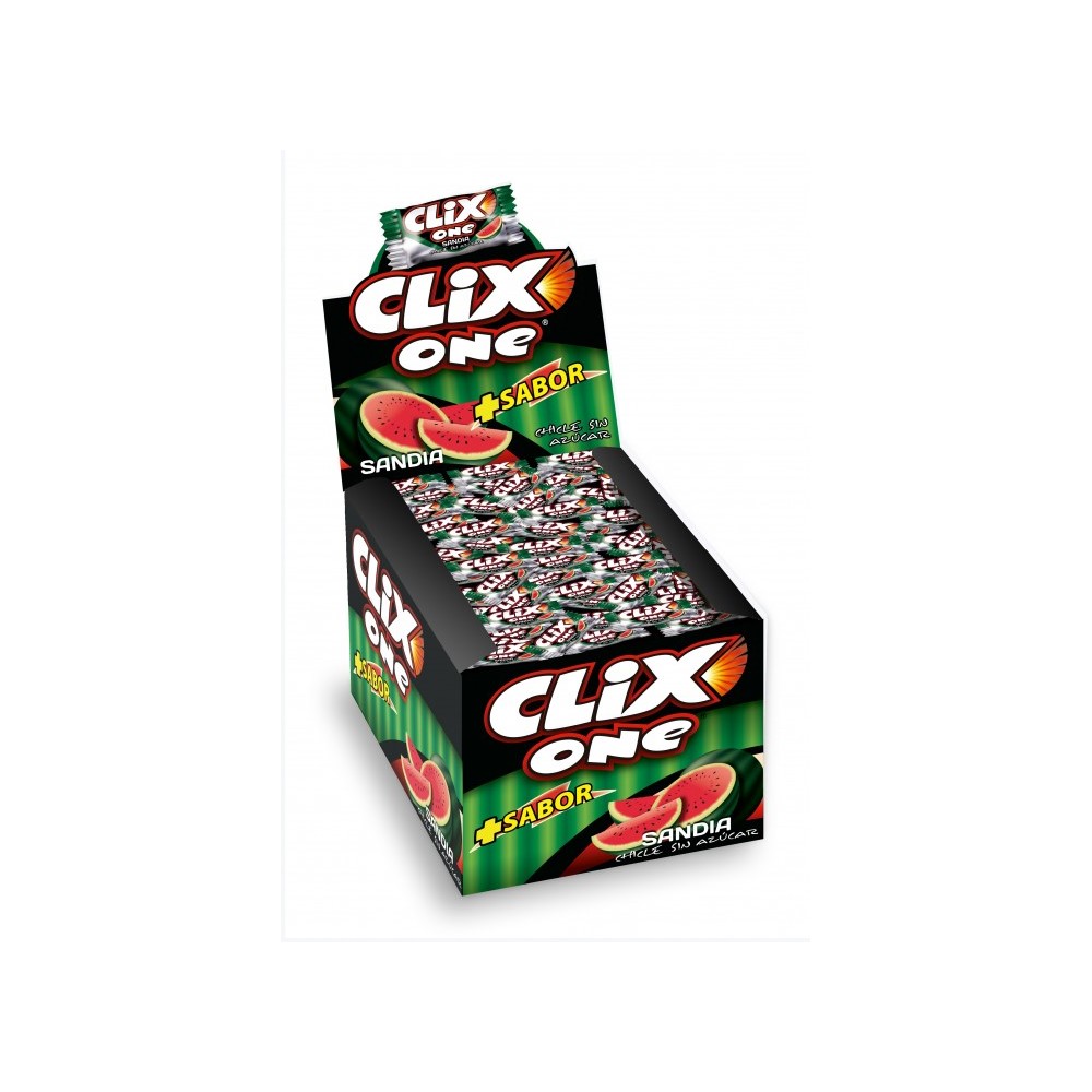 Sabor de melancia clix gomas sem açúcar-sabor de melancia grajeias mastigantes individualmente envolto em 200-pedaço caso-deixe-se surpreender por seu sabor