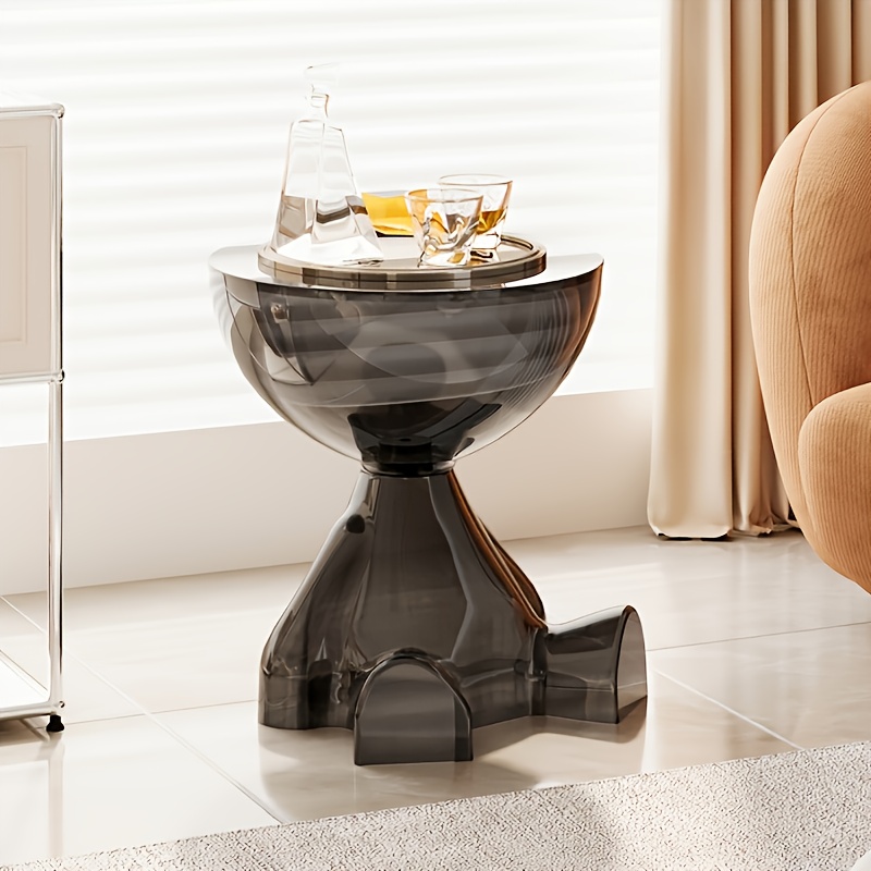 Mesa de centro acrílica, sofá cama, mesa auxiliar, mesa de centro transparente creativa para sala de estar, accesorios para el hogar, decoración del hogar