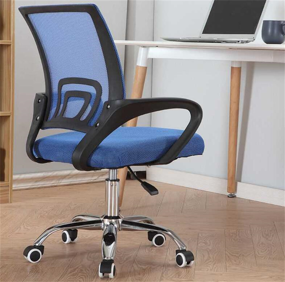 Silla de Oficina con Soporte Lumbar Giratoria Escritorio Sillon Ruedas Despacho casa sillas metal