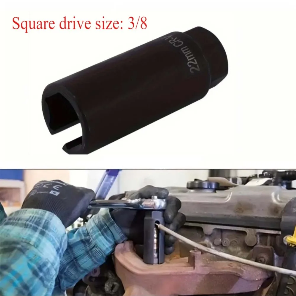 1PCS Universale 22 millimetri 3/8 "Unità Auto Lambda Sensore di Ossigeno Chiave a tubo Rimozione Strumento di Installazione Accessori Auto Professionali