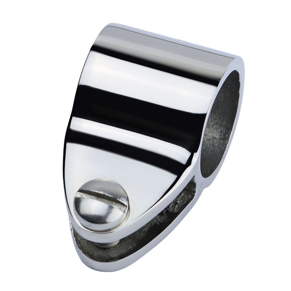 Barco Bimini Top Hardware Fitting, 316 Aço Inoxidável Slide Mandíbula, Tubo da luva, External Eye End Cap Canopy Tube, 22mm, 25mm, 32mm