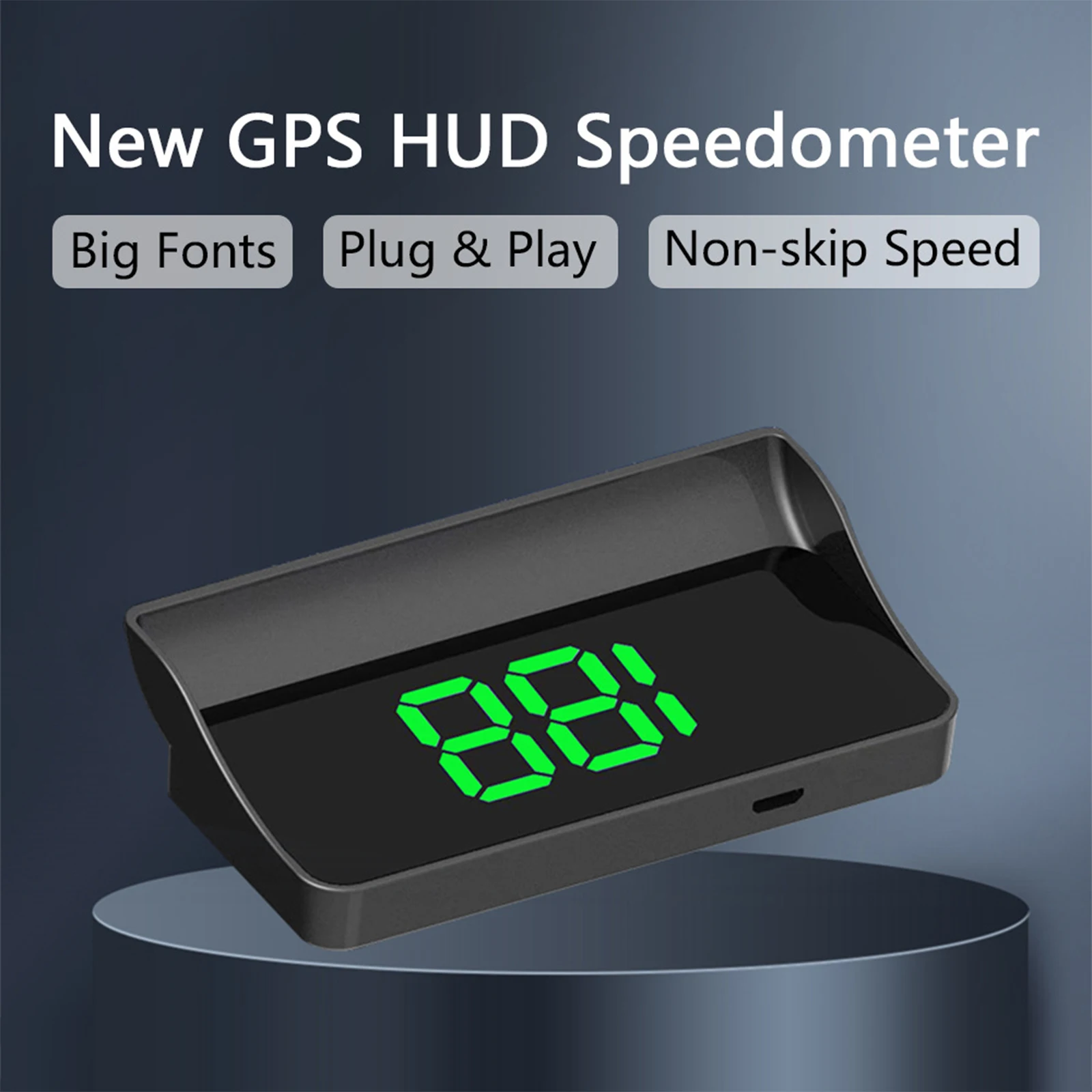 V9 car high-definition display KMH digital HUD windshield projection suitable for all automotive electronic components