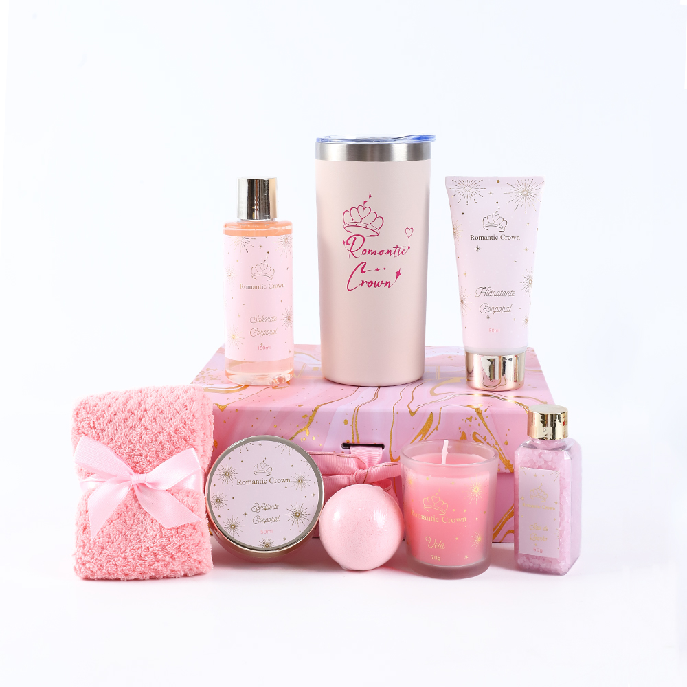 Romantic Crown 9pcs Kit De Spa, Prenda Para Casais, Presentes De Nata Dia dos Namorados