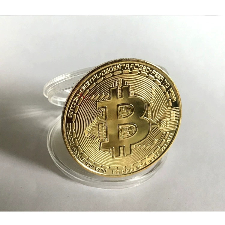 Bitcoin commemorative medal, Bitcoin foreign coins, virtual coins, metal crafts, gold and silver coins, gifts