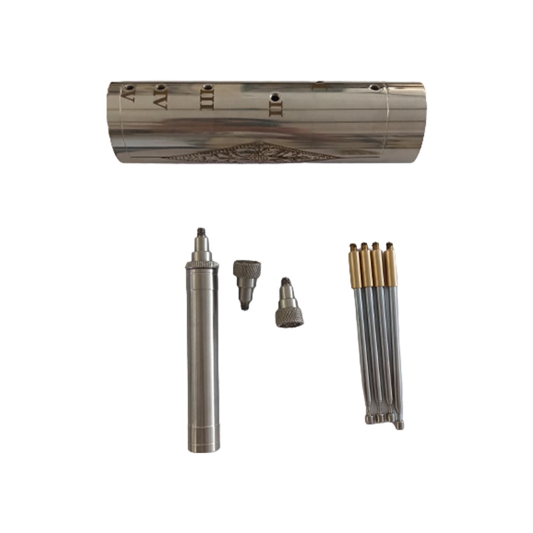 Detector de gemas y cavidades de oro, plata y bronce, escaneo de área, Material cromado inoxidable, 25 metros de profundidad, distancia de 650 metros