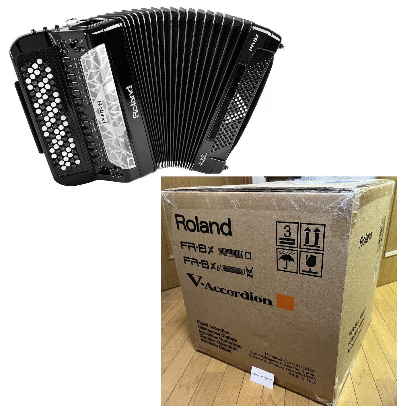 Лидер продаж, оригинальный Roland V Accordion Dallape FR 8X, черный электронный аккордеон, бесплатная доставка