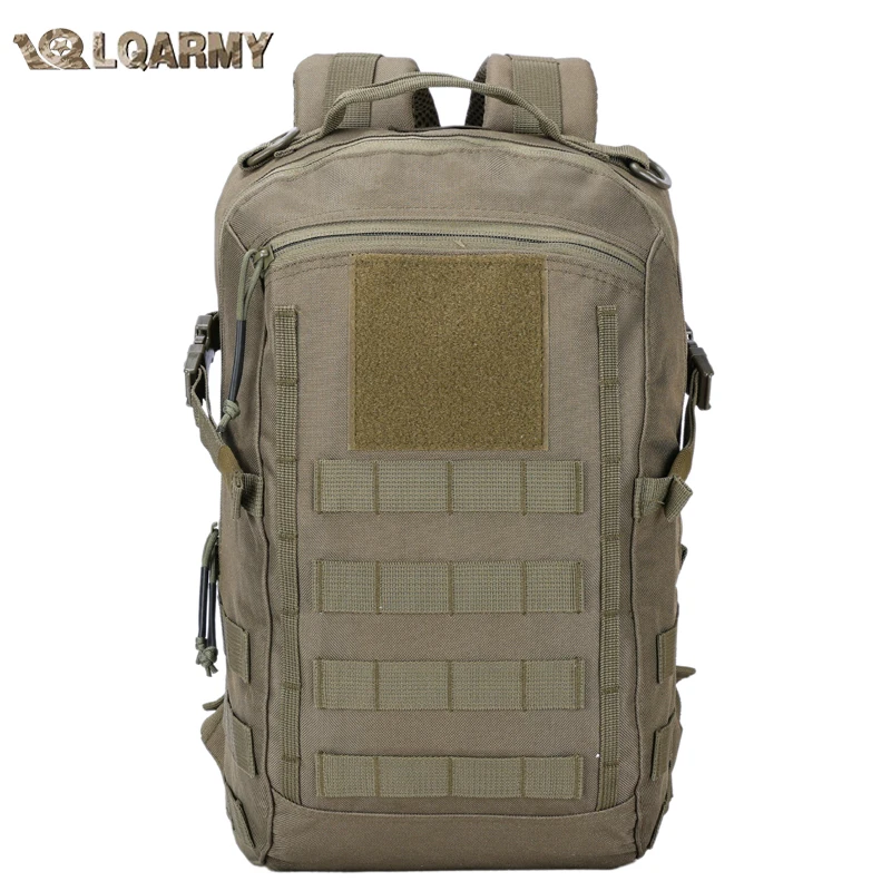 LQARMY 20L mochila táctica impermeable de viaje al aire libre mochila deportiva para acampar sistema Molle para senderismo pesca fundas de caza