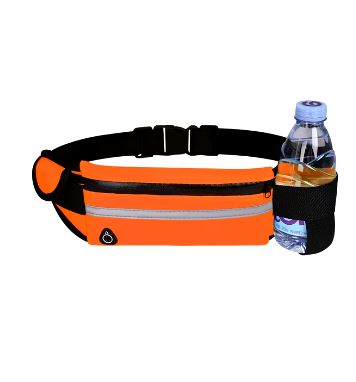 Bolsa De Cintura Atlética Unica Para Esporte Impermeavel Porta Celular