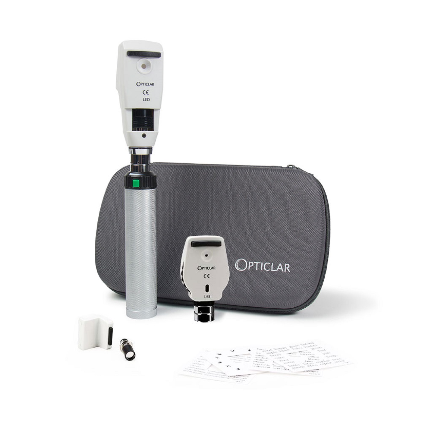 Essential Professional 2024 Optimetrics LED Conjunto de diagnóstico Retinoscópio/Ótalmcópio 468 + 4300 Equipamentos oftálmicos