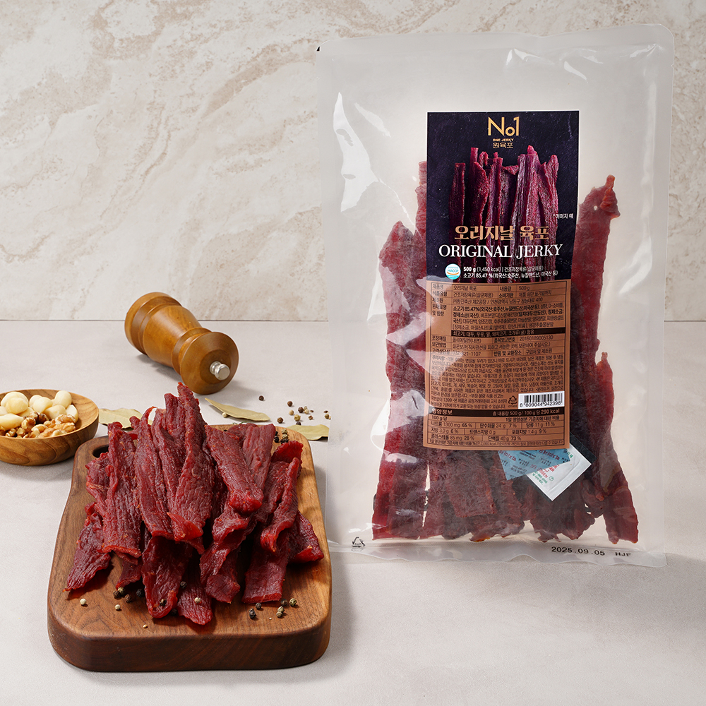 [항진육포] 오리지날 육포 500g 대용량 가성비 육포