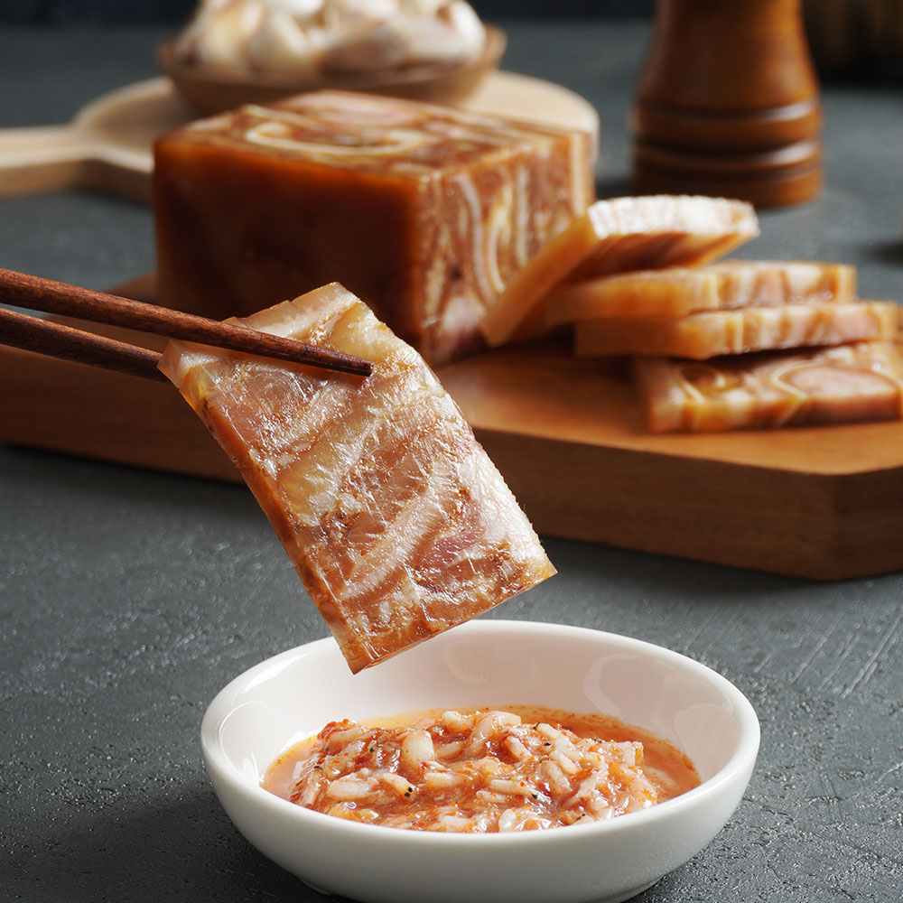 국내산 돼지머리고기 프리미엄 돼지 통 편육 250g x 4팩 야식 냉장