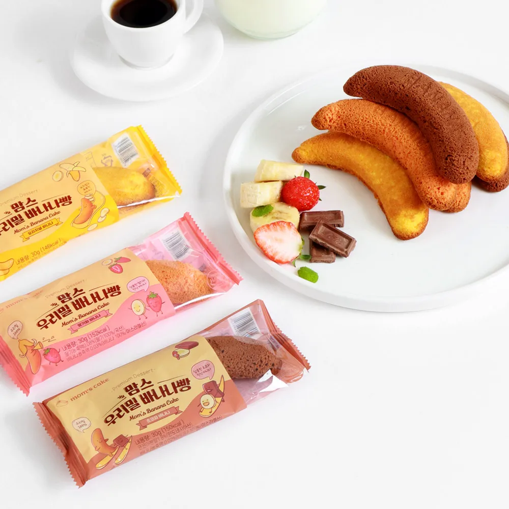 [맘스케이크] 우리밀 바나나빵 3가지맛