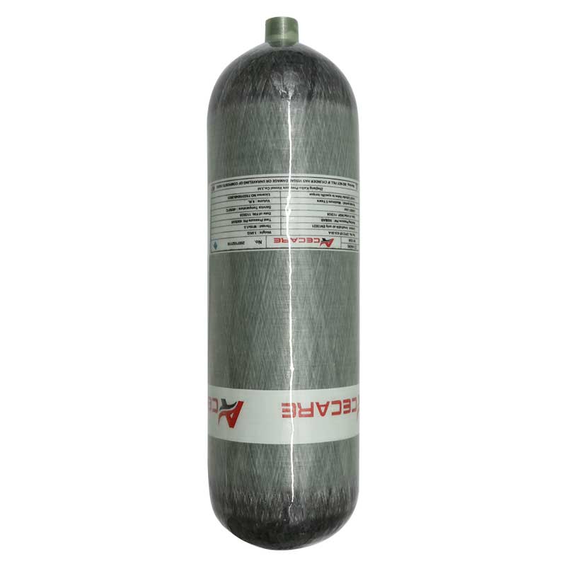 AC168 Acecare 6.8L CE compressore d'aria ad alta pressione 4500Psi cilindro in fibra di carbonio per immersioni