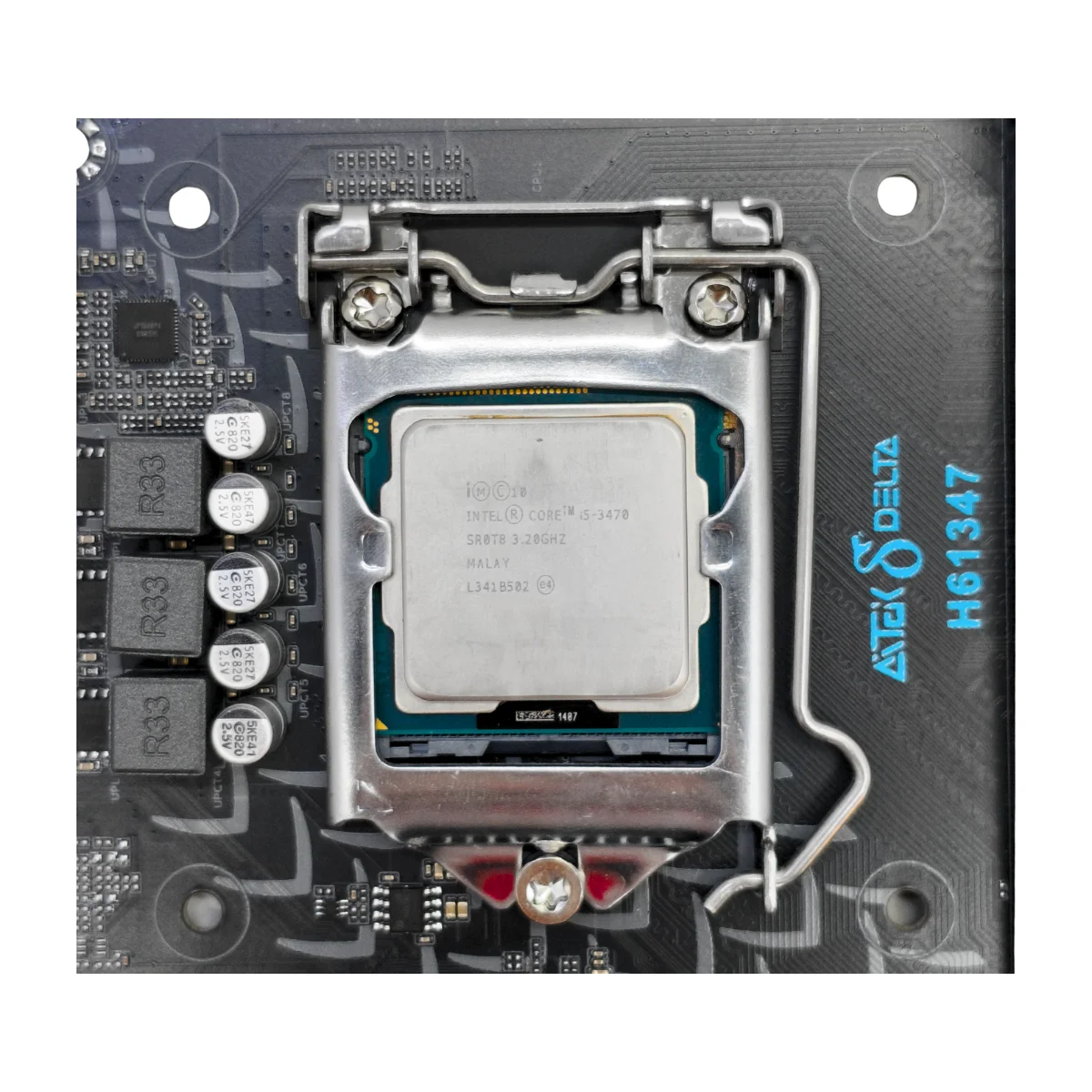 Kit Placa Mae Micro ATX Chipset H61 E Processador Intel Core i5 3470 3.20GHz HDMI VGA DDR3 16GB SATA M2