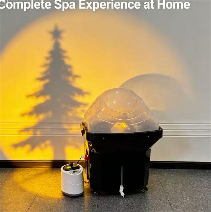 Cama de champú de masaje tailandés portátil para Spa, cabezal japonés, Spa, piscina, con equipo de vapor, equipo de Spa para peluquería con ducha, Cir de agua