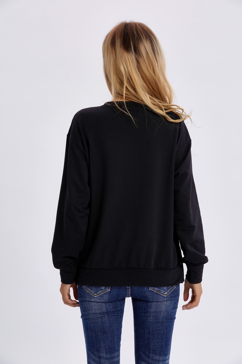 マタニティ服プレママ長袖ブラウス秋冬ルーズ妊婦固体 O ネックセーターシャツ産後プルオーバートップ