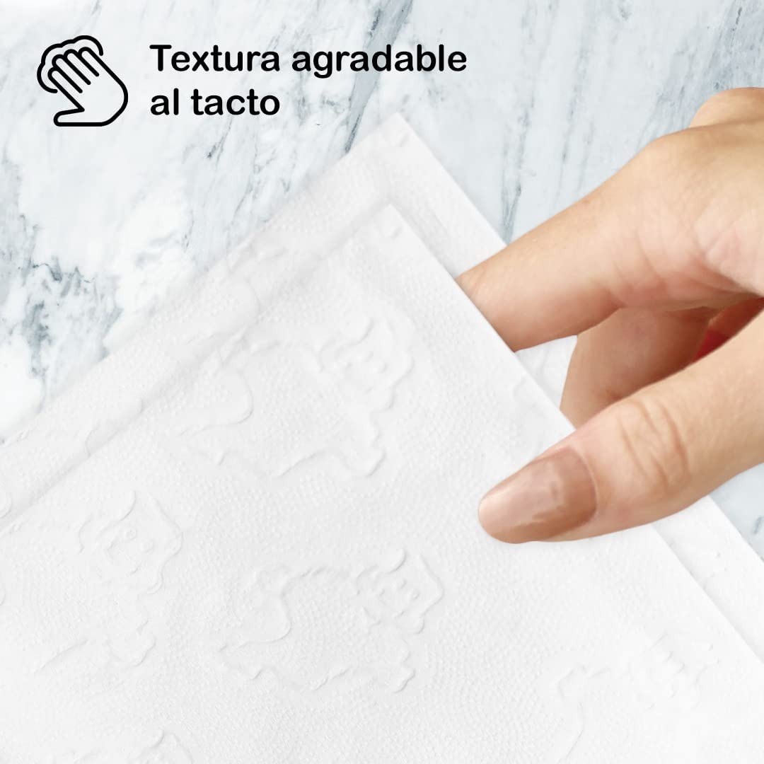 Carta igienica a doppio strato | Confezione da 108 rotoli di carta igienica morbida e robusta