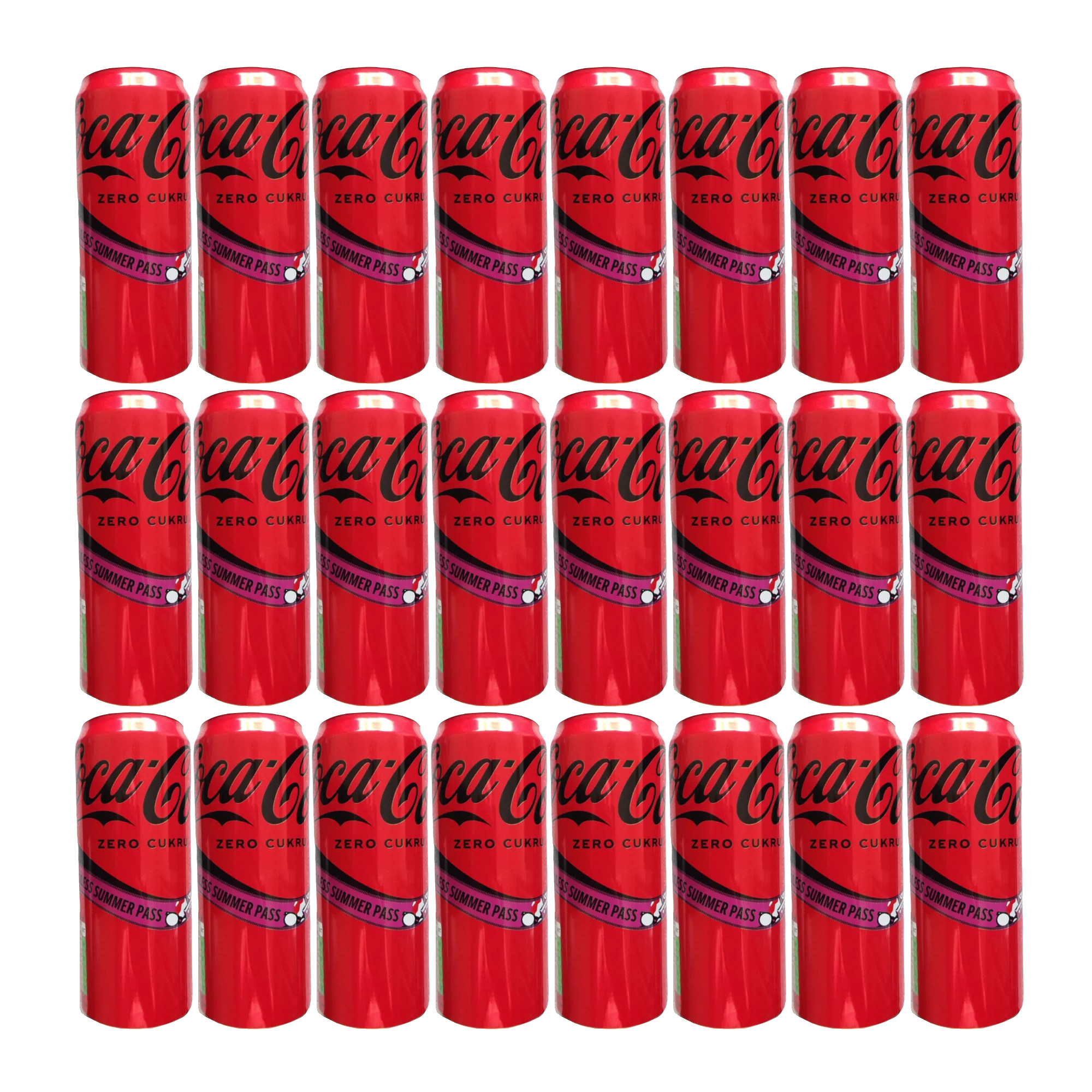 24x Napój gazowany COCA-COLA Zero 0,33 l puszka wąska