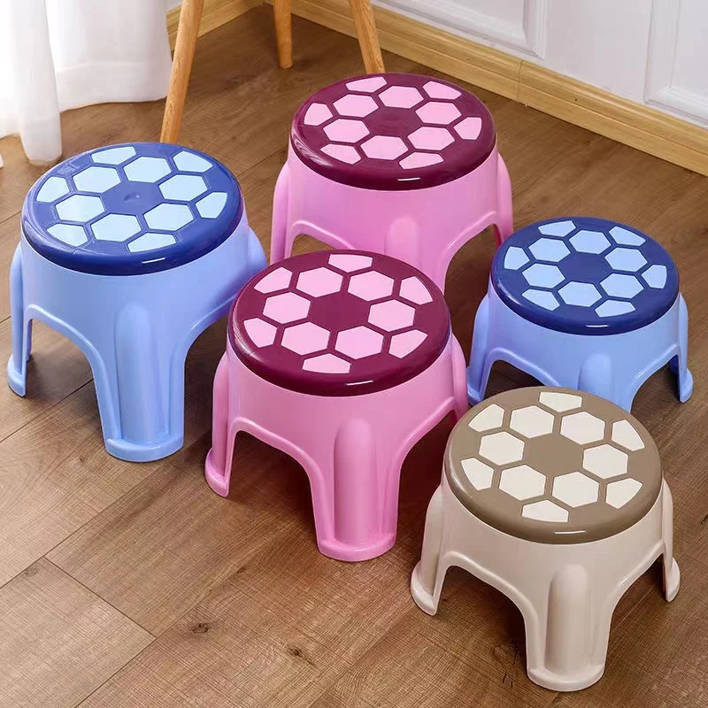 Plastic small stool household stackable thickened stool sofa stool tea