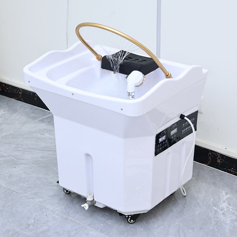 Modern Portable Japanese Head Hydrotherapy Sink Hydrotherapy Thai Massage Shampoo Bed Steam Shampoo