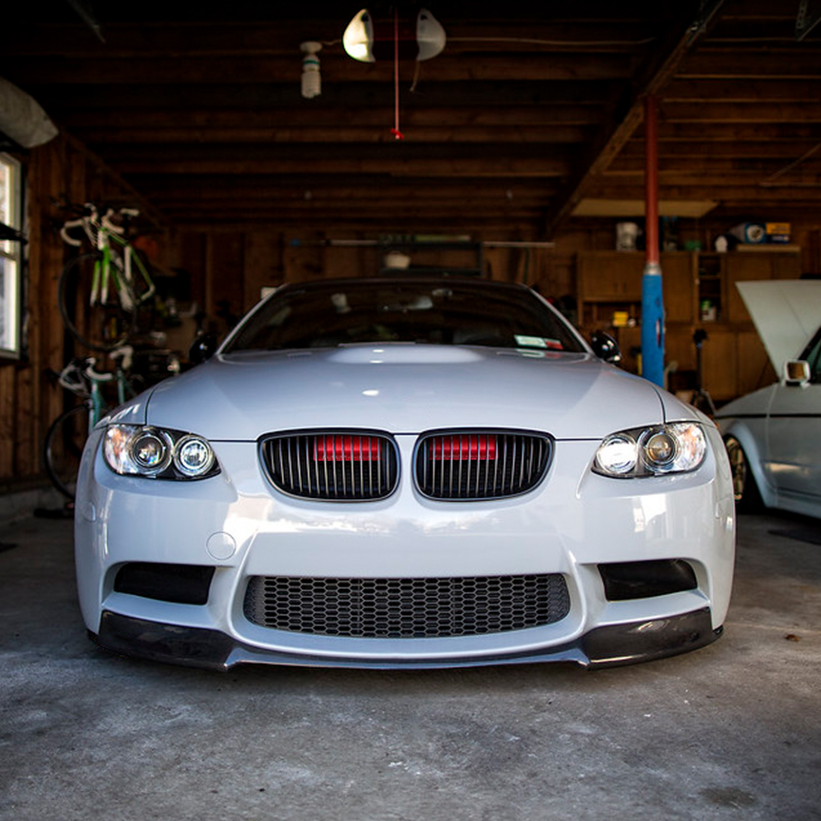 BEVINSEE アルミ製エアインテークスクープ BMW E90 E92 E93 335i 323i 325i 328i 330i 335i 335d 2007 2008 2009 2010 2011 2012