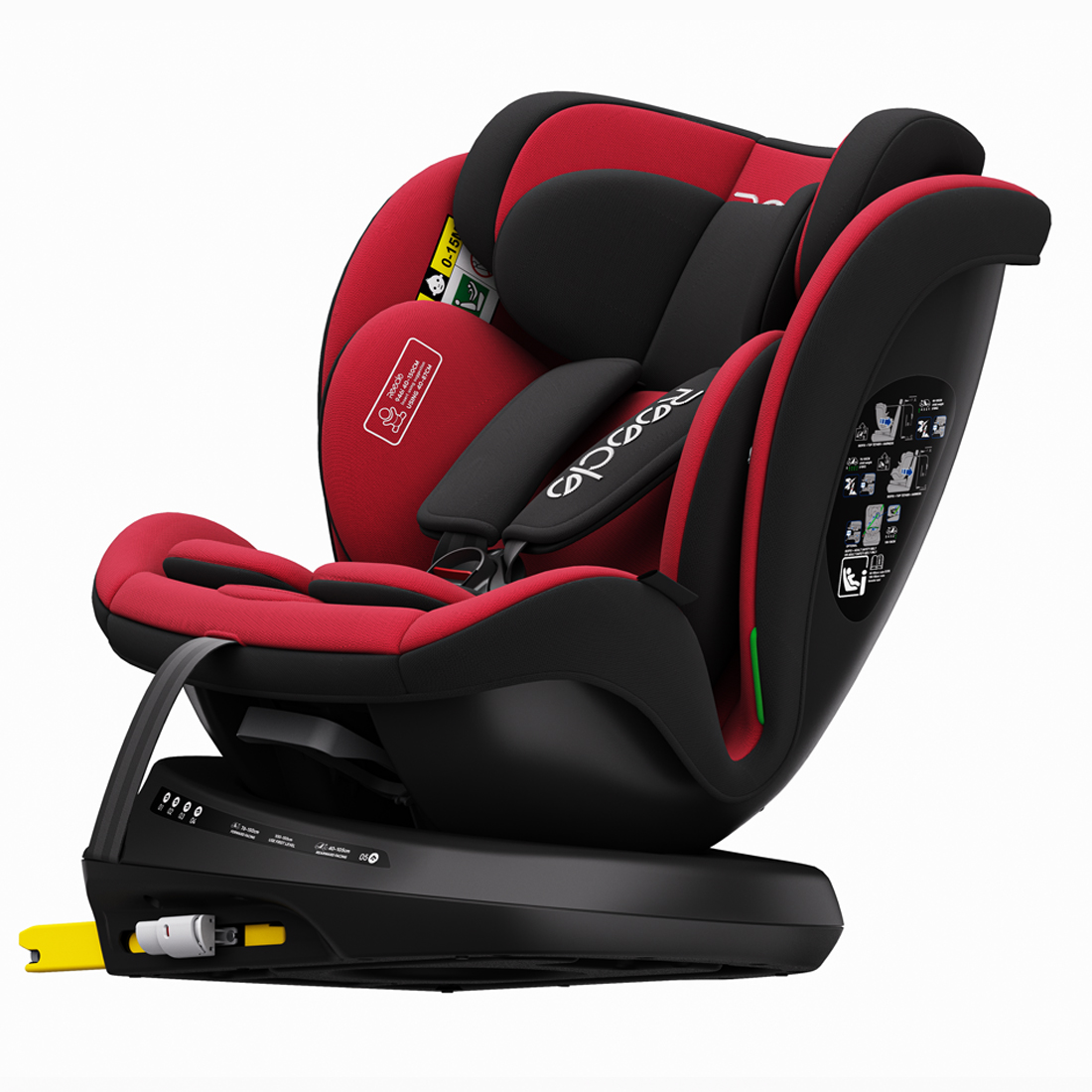 Assento de carro Reecle Baby Child com ISOFIX, giratório 360, de recém-nascido a 12 anos, 40-150cm, ECE R129