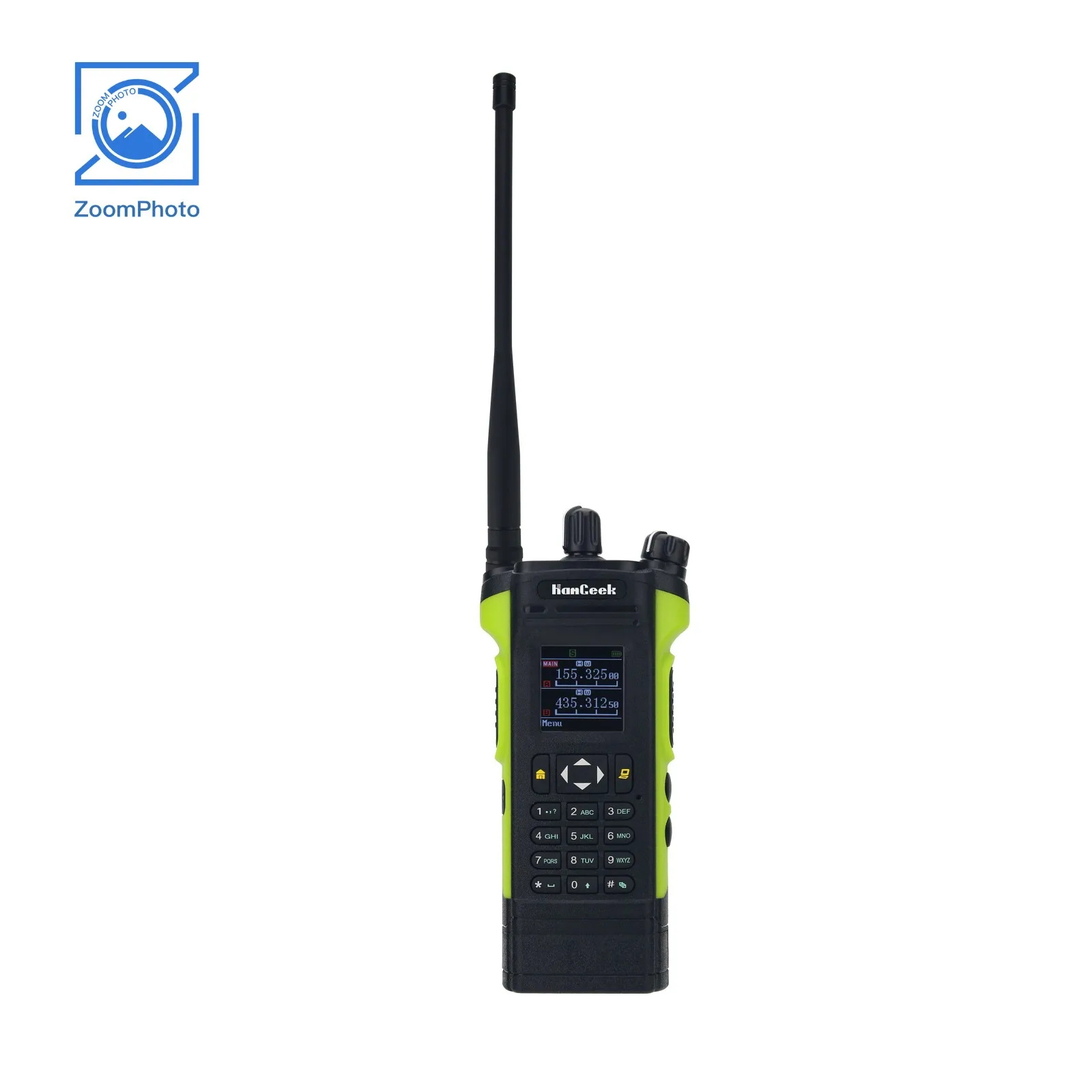 HAMGEEK APX-8000 12 W Dualband-Radio VHF UHF-Handtransceiver Dual PTT mit Handmikrofon