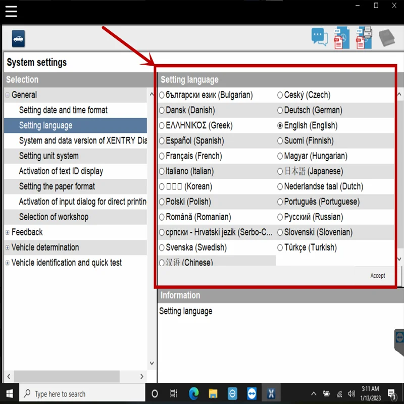El más nuevo software Xentry 2023,12 instalación y activación remota DT.S WI.S EP.C para herramienta de diagnóstico automático MB STAR SD C4/C5/C6 openport
