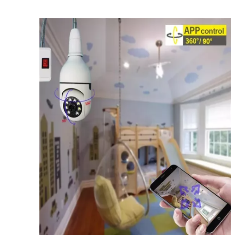 Câmera Ip Giratória 360 °   1080p Externa Prova Zoom Dágua Noturna