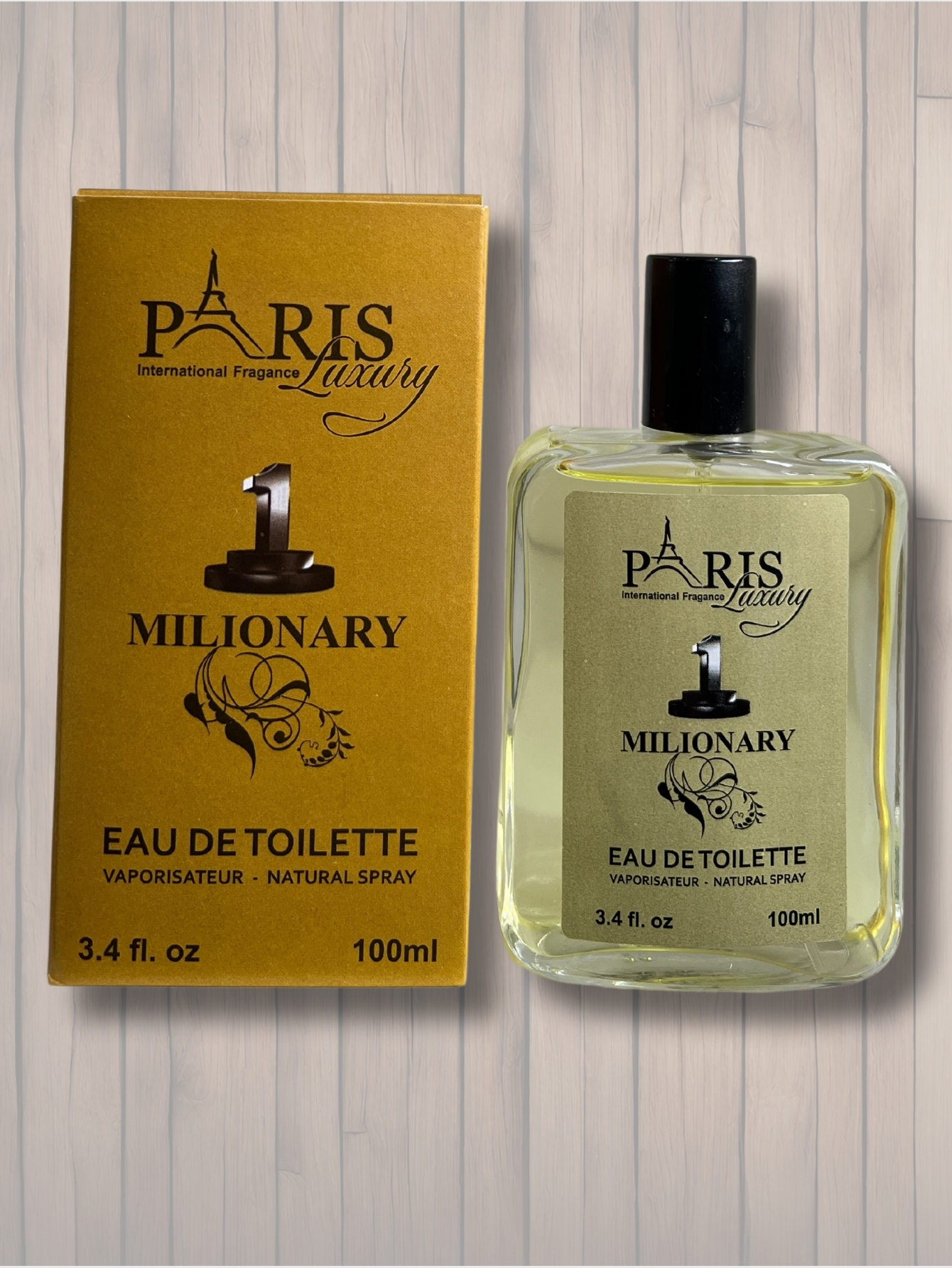 Kit DIA DOS PAIS 2 Perfumes Masculino 100ml Vip Black e One Million