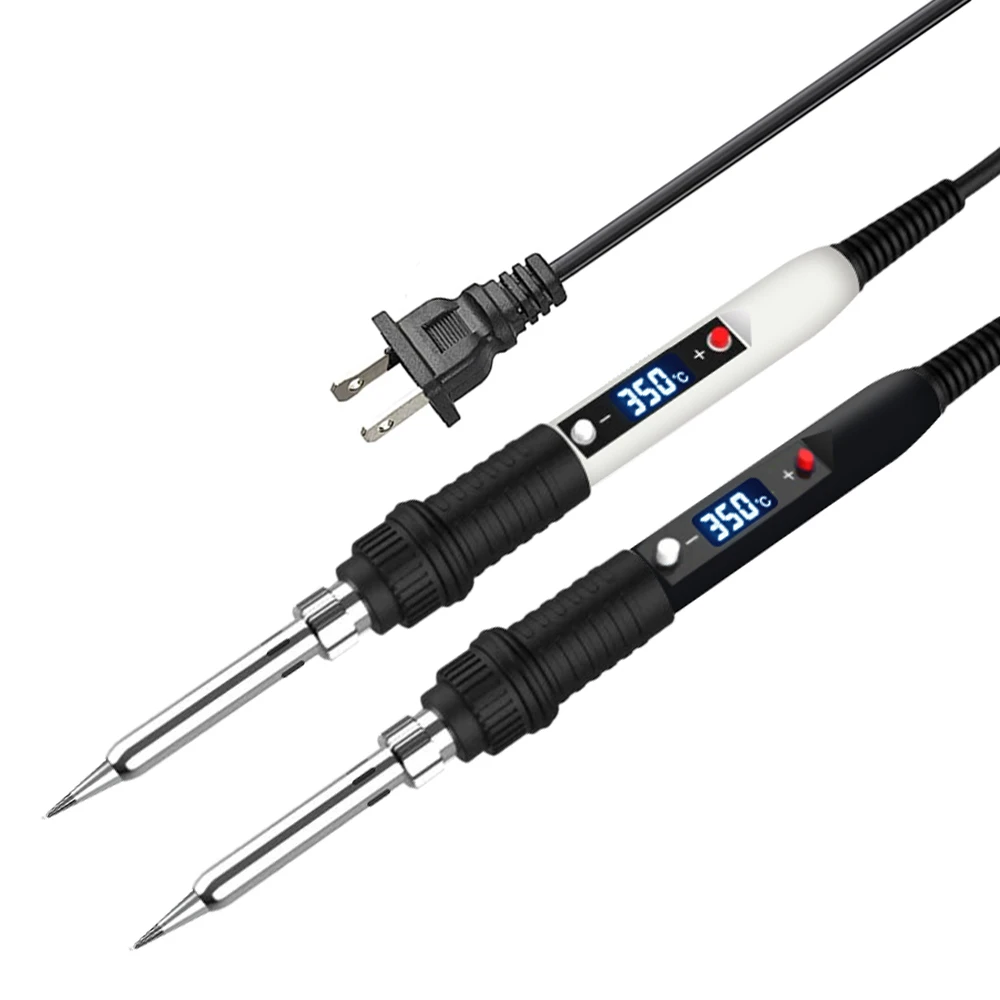 JCD Soldering Iron Sponge Professional Tin Electric Bread Adjustable Temperature 80W 110V 220V  Lead-free Welding  Repair Tool