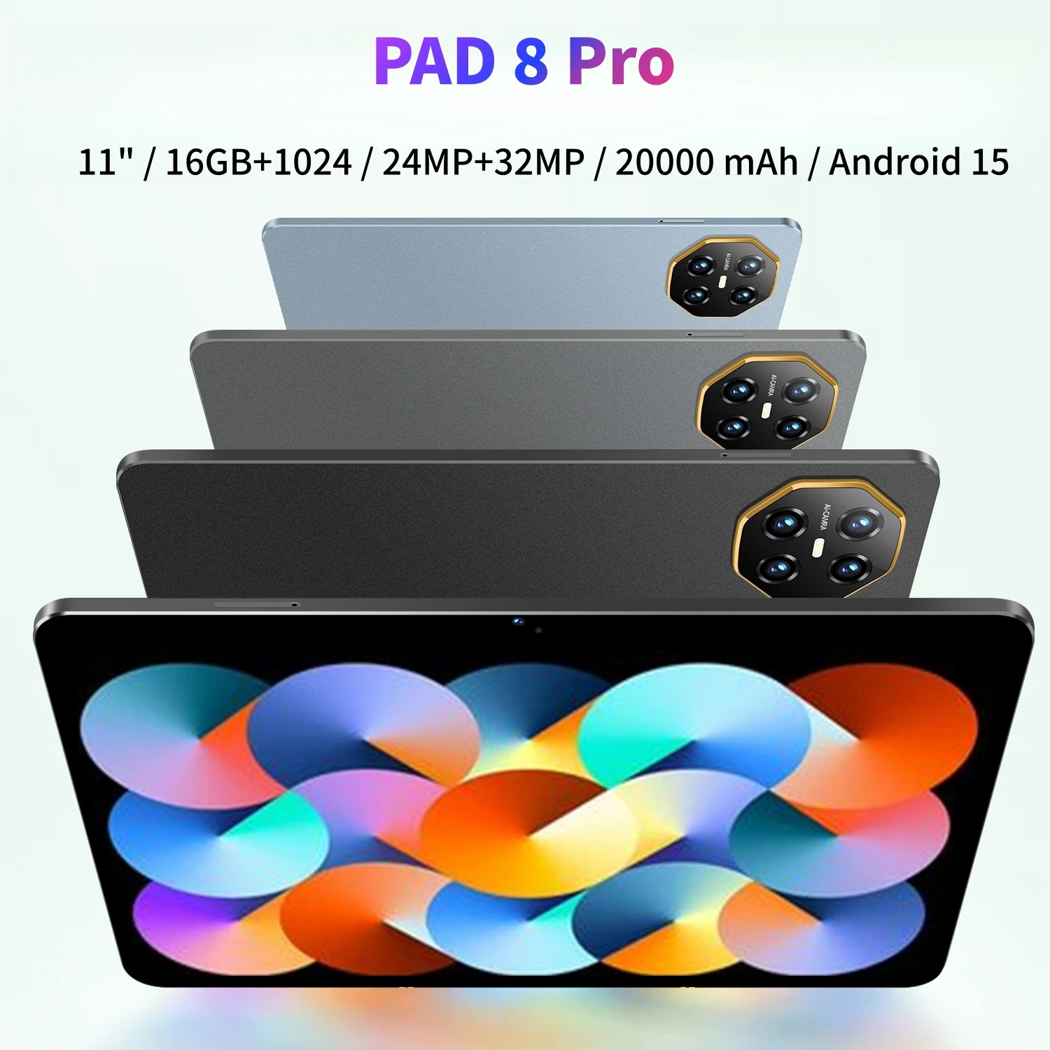 2025 versão global pad 8 pro snapdragon 8gen2 android 15 tablet 11 Polegada hd 16gb + 1tb 12000 mah 5g duplo sim wifi mesas pc