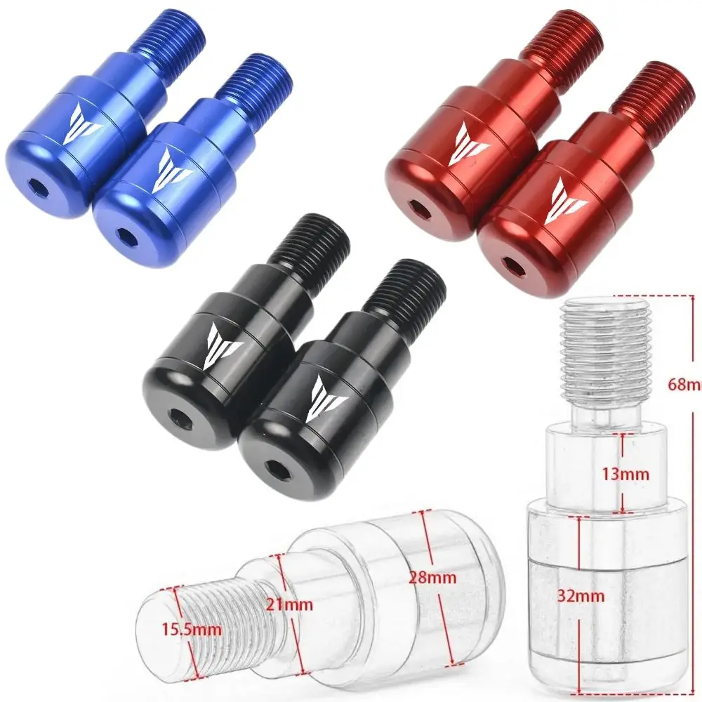 Tampas de extremidade da barra da motocicleta cnc guiador apertos para yamaha mt07 mt09 mt10 mt125 fz1 fz6 fz6r fz07 fz09 fz010 lidar com barra final