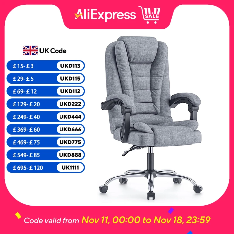 Executive Office Chair High Back Desk Chair Ergonomic Recliner Computer Chair Gaming Chair for Home Office Working