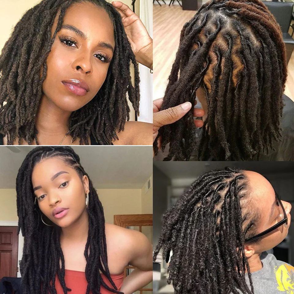 Afro Kinky Bulk 100 % Echthaar Kinky Curly Bulk für Dreadlocks Twist Locs Flechten Haarverlängerungen Natürliche Farbe Zöpfe Haar