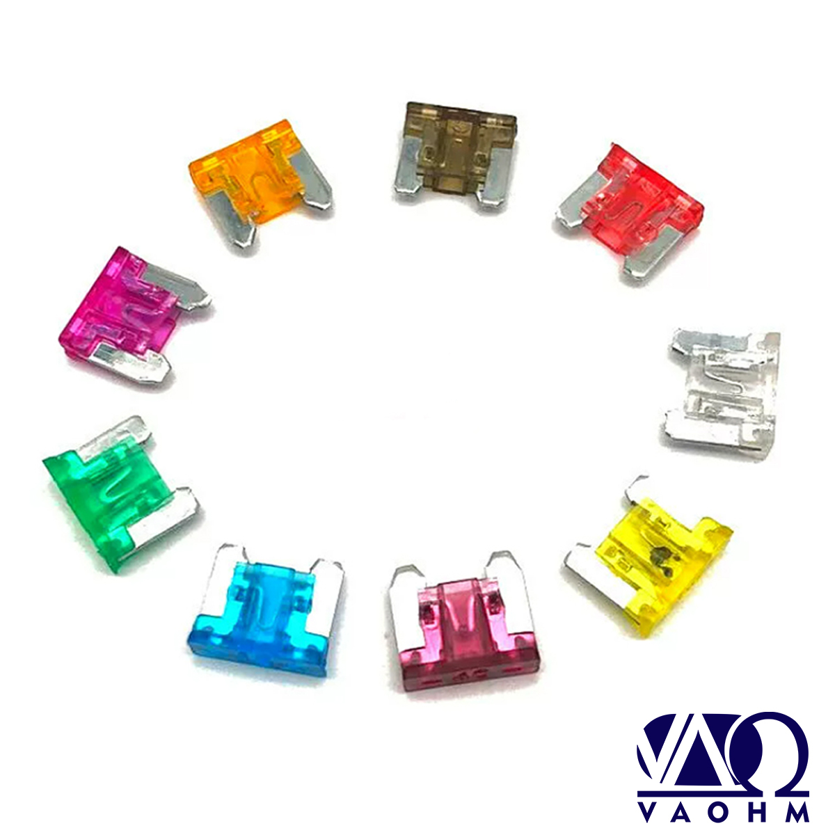 10PCS Mikro Klingentyp Überstromschutzmodul für Kraftfahrzeuge 3A 5A 7.5A 10A 15A 20A 25A 30A 35A 40A