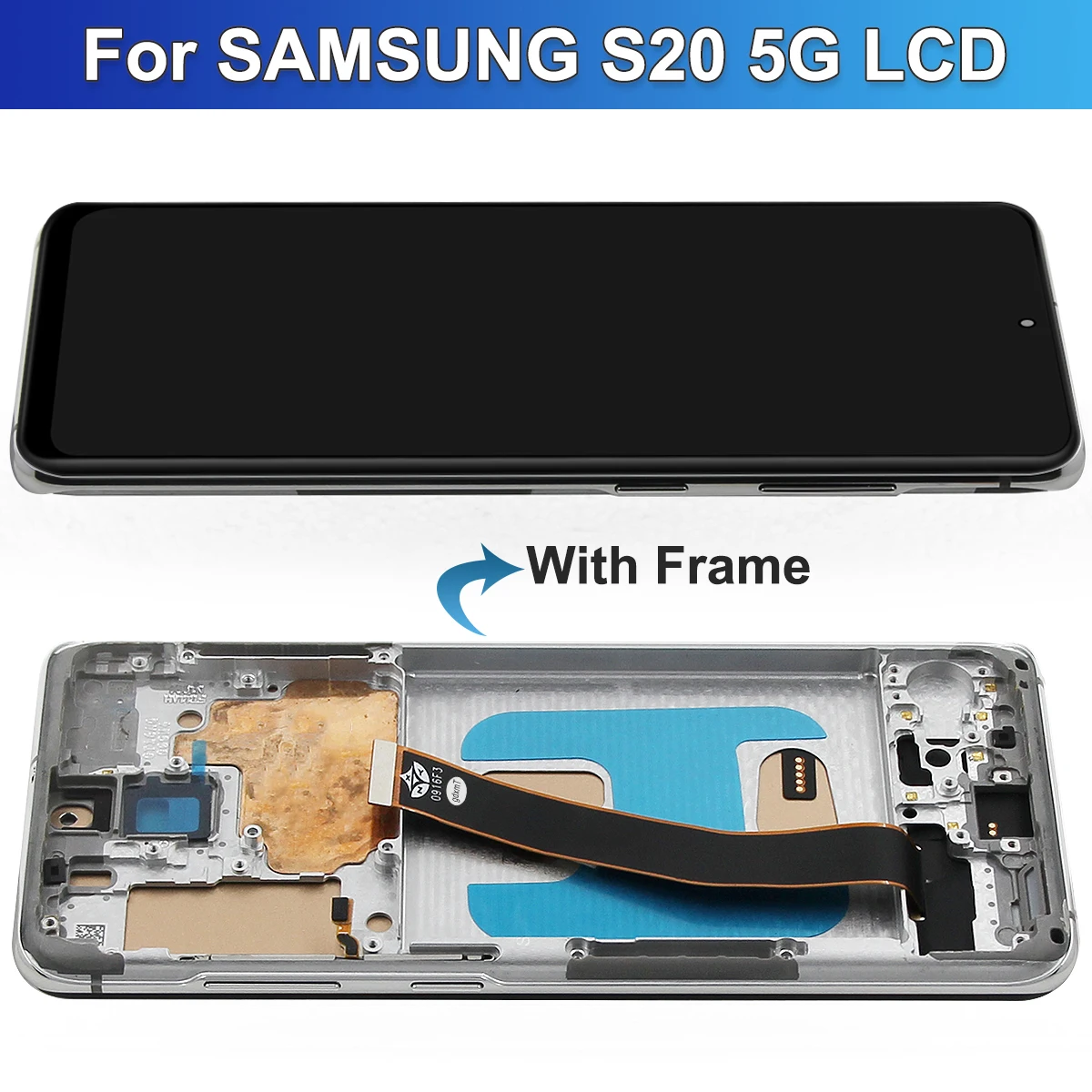 6.2 ''ทดสอบสําหรับ Samsung S20 5G LCD G981 S981F S981F/DS จอแสดงผลหน้าจอสัมผัสสําหรับ Samsung S20 5G เปลี่ยนจอแสดงผล