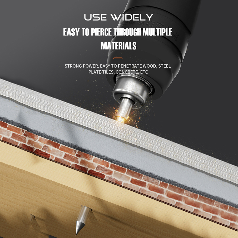 Mini pistolet à ongles en acier, pistolet à rivets manuel, mur en béton, plafond, ancre murale, dispositif de rainurage, fixation murale de la maison, outils de rivets