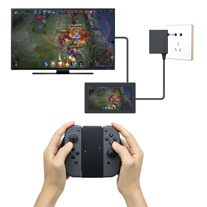 Supporto di ricarica Joy-con Controller Gaming Grip Switch Maniglia Comfort Staffa Supporto Supporto compatibile con accessori Nintendo
